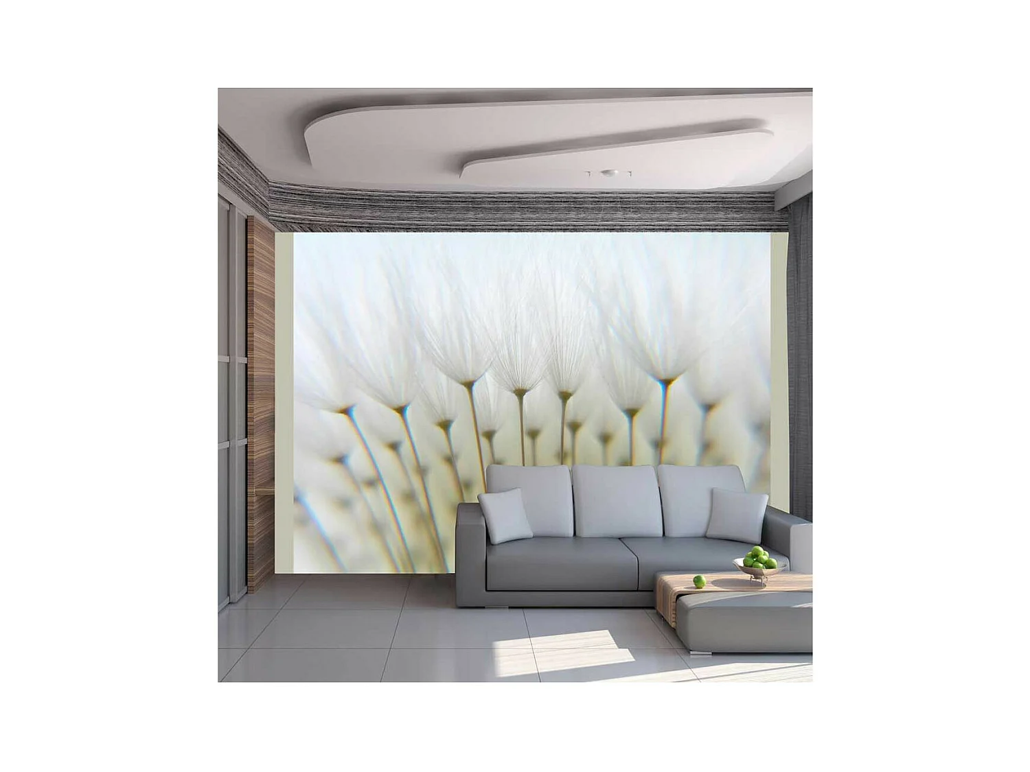 Papier Peint "Forêt de Pissenlits" 193 x 250 cm