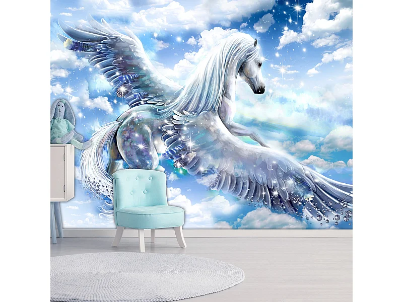 Papier Peint "Pegasus Blue" 140 x 200 cm