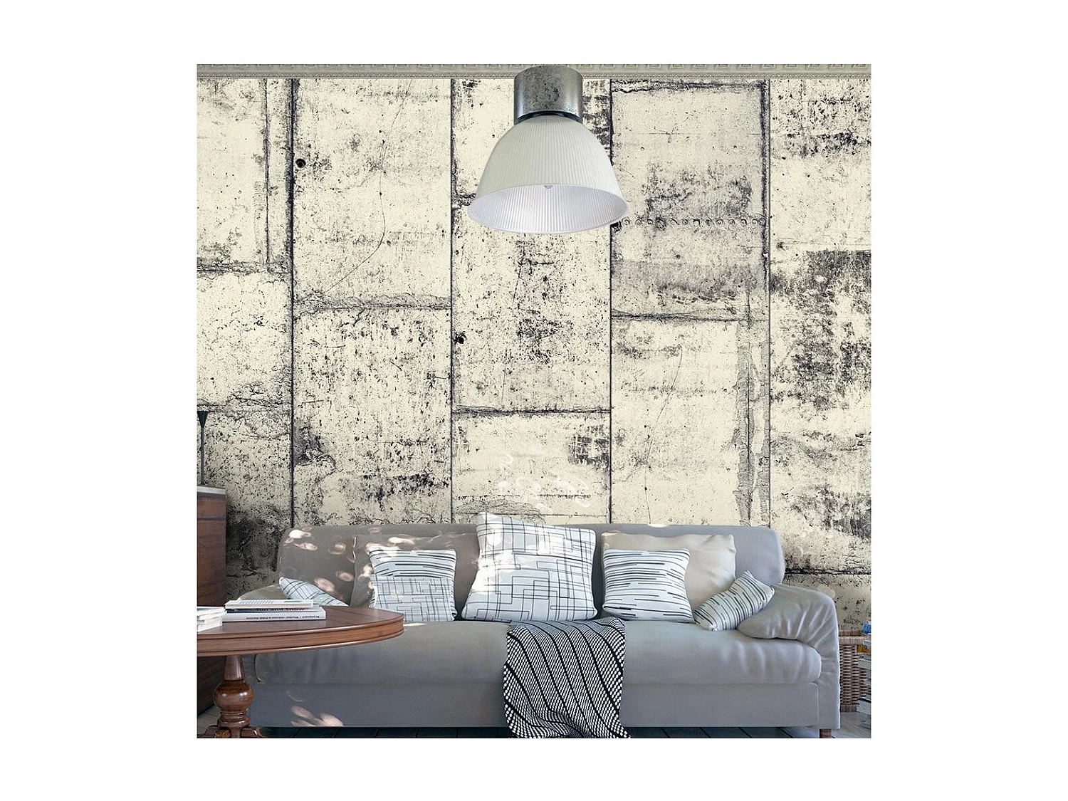 Papier Peint "Love the Concrete" 50x1000cm