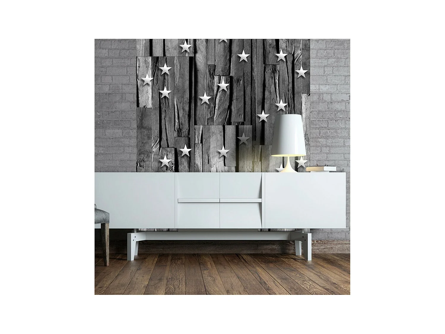 Papier Peint "Configuration of Stars" 50x1000cm