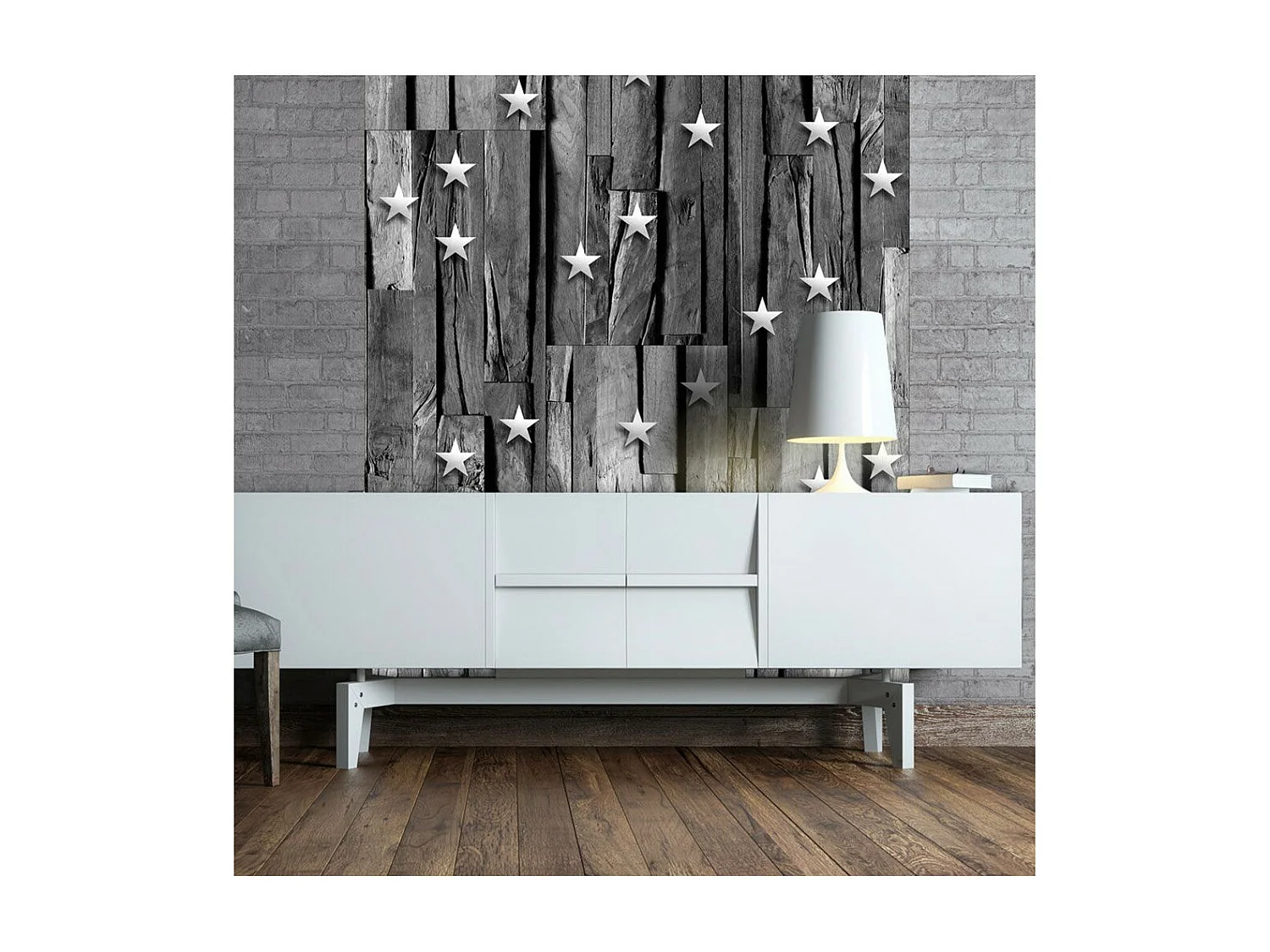 Papier Peint "Configuration of Stars" 50x1000cm