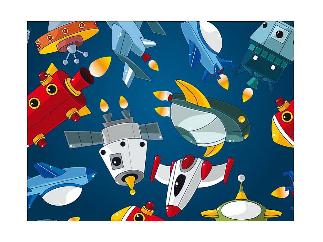 Papier Peint "Véhicules Spatiaux" 193 x 250 cm