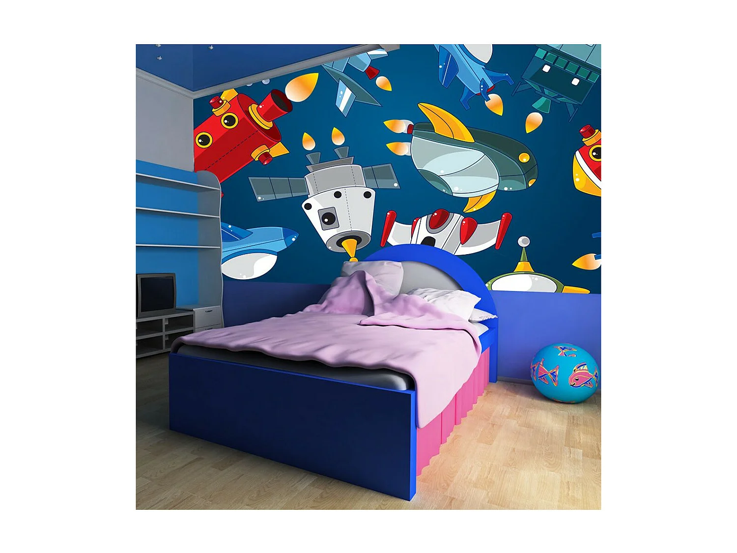 Papier Peint "Véhicules Spatiaux" 193 x 250 cm