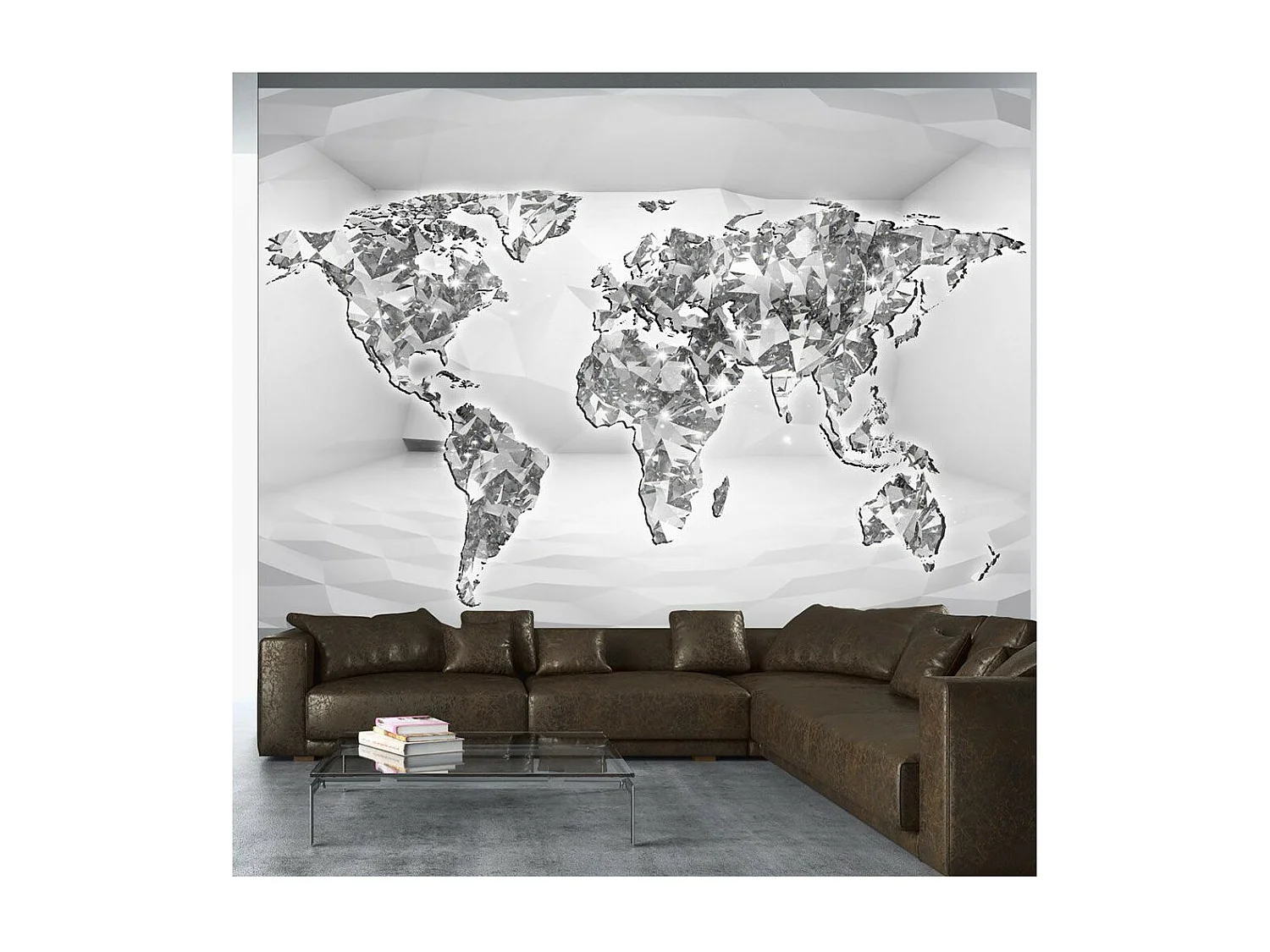 Papier Peint "Diamond Map" 245 x 350 cm