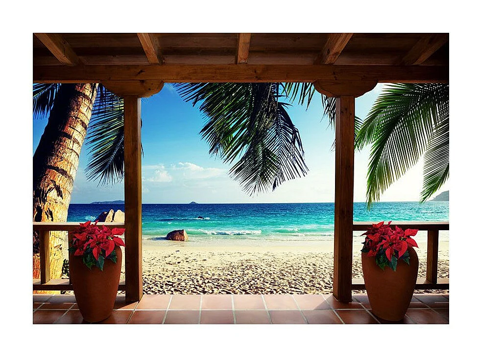 Papier Peint "Souvenirs Ensoleillés" 210 x 300 cm