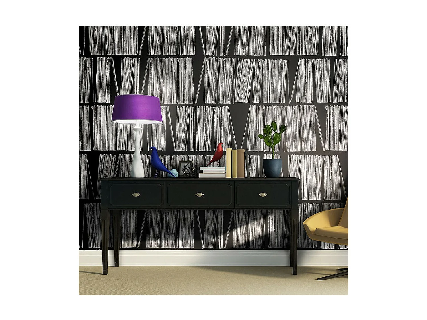 Papier Peint "Home Library" 154 x 200 cm