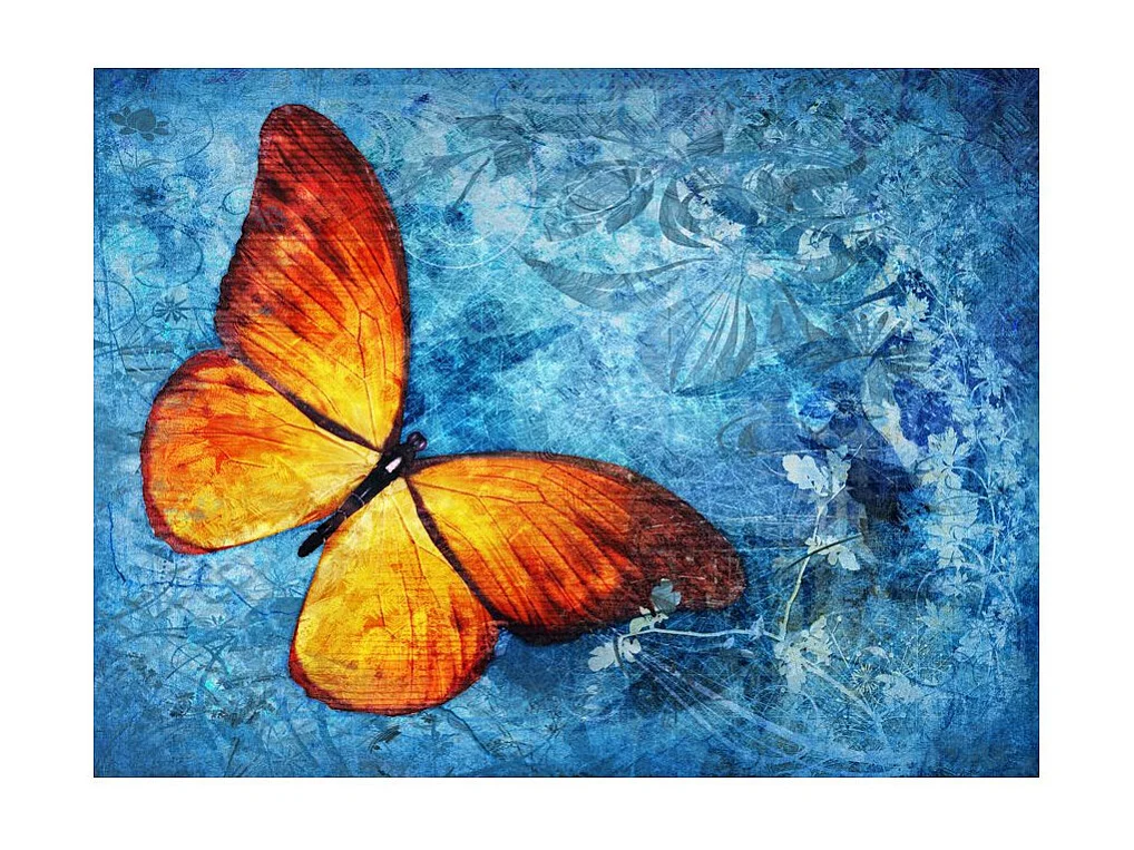 Papier Peint "Fiery Butterfly" 193 x 250 cm