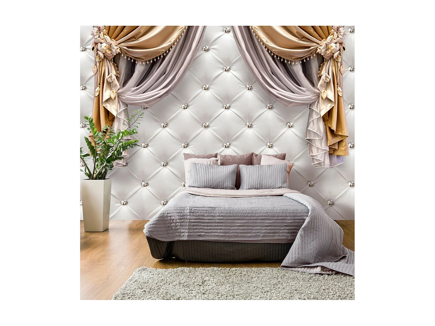 Papier Peint "Curtain of Luxury" 175 x 250 cm