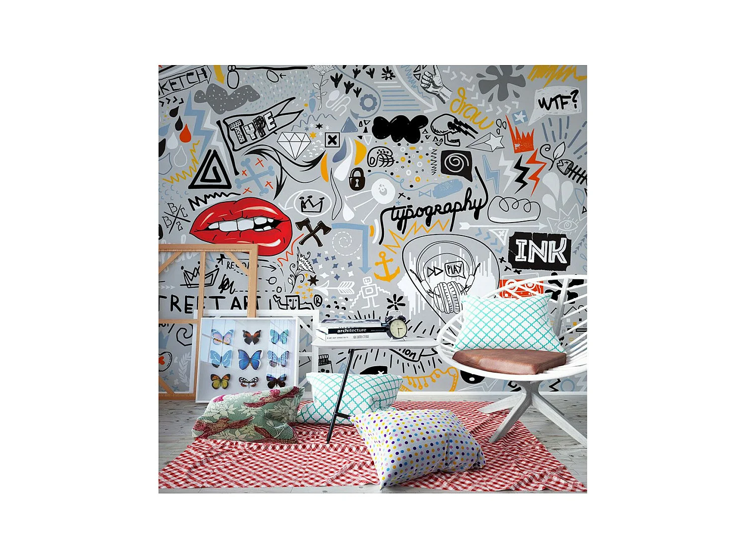 Papier Peint "Stream of Thought" 70 x 100 cm