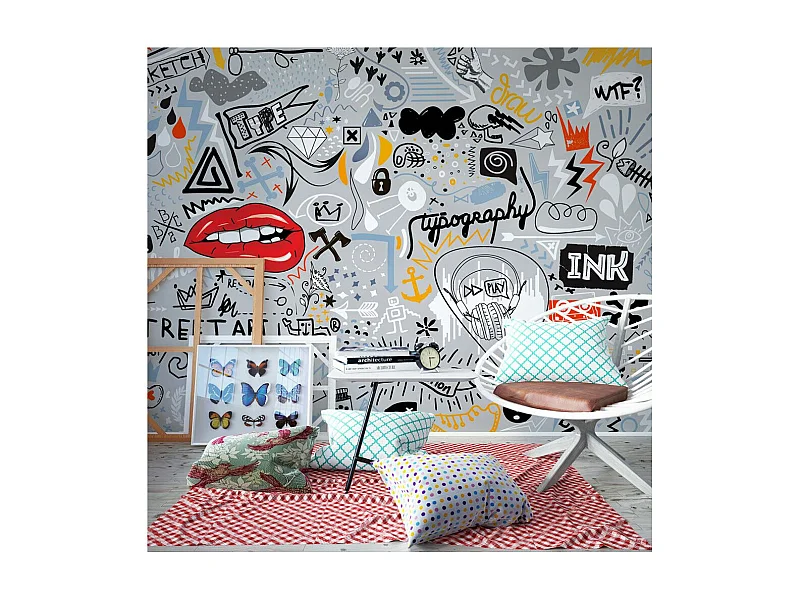 Papier Peint "Stream of Thought" 70 x 100 cm