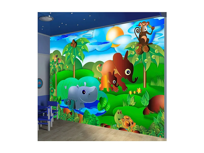 Papier Peint "Animal Family" 245 x 350 cm