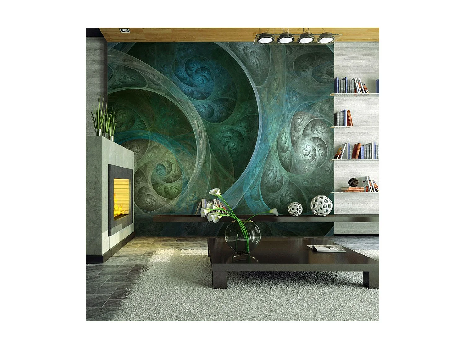 Papier Peint II "Toucher de la Soie" 231 x 300 cm