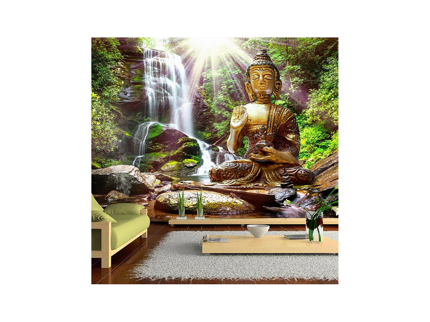 Papier Peint "Forest Prayer" 70 x 100 cm