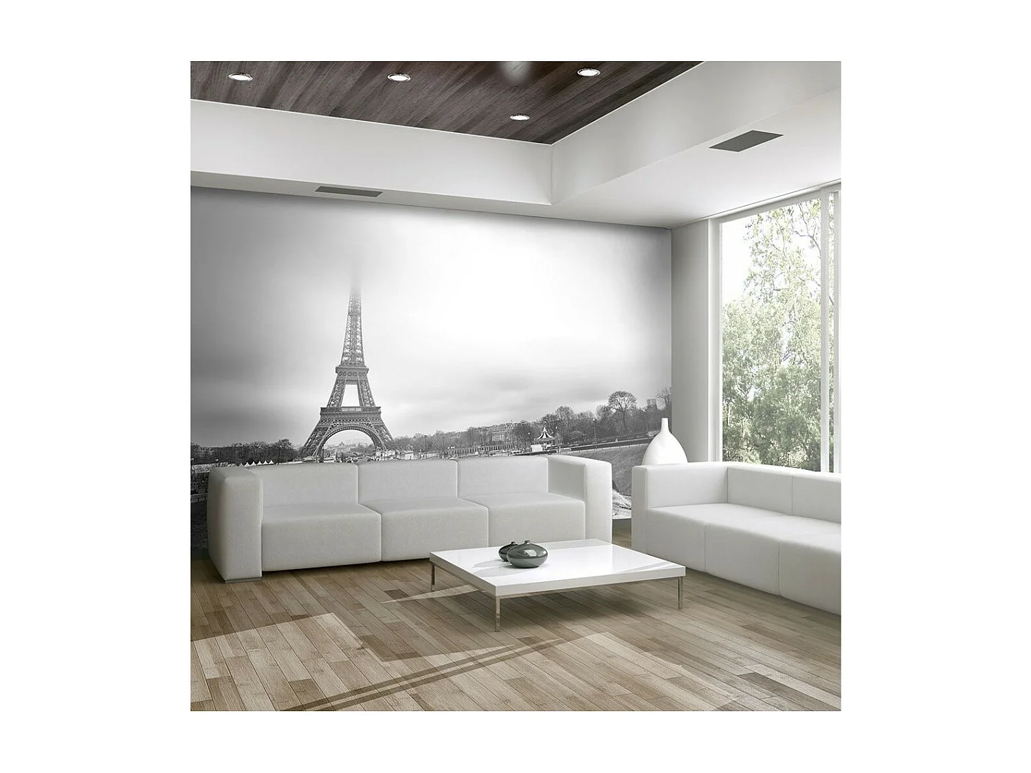 Papier Peint "Paris : Tour Eiffel" 154 x 200 cm