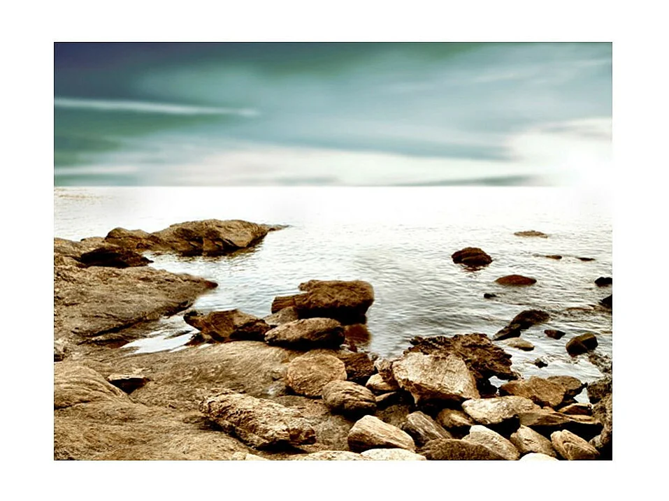 Papier Peint "Plage Rocheuse" 231 x 300 cm