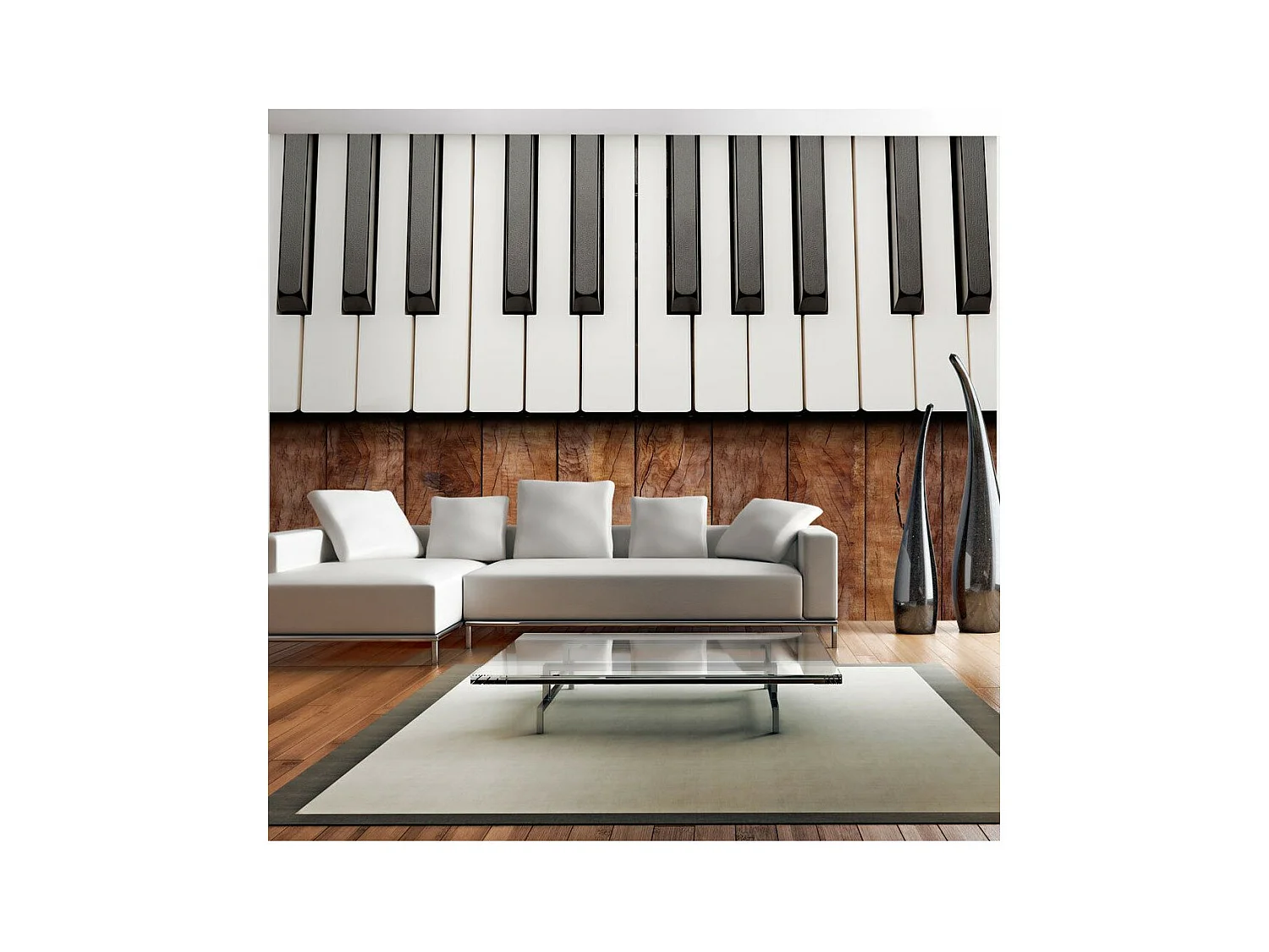 Papier Peint "Inspired By Chopin Mahogany" 245 x 350 cm