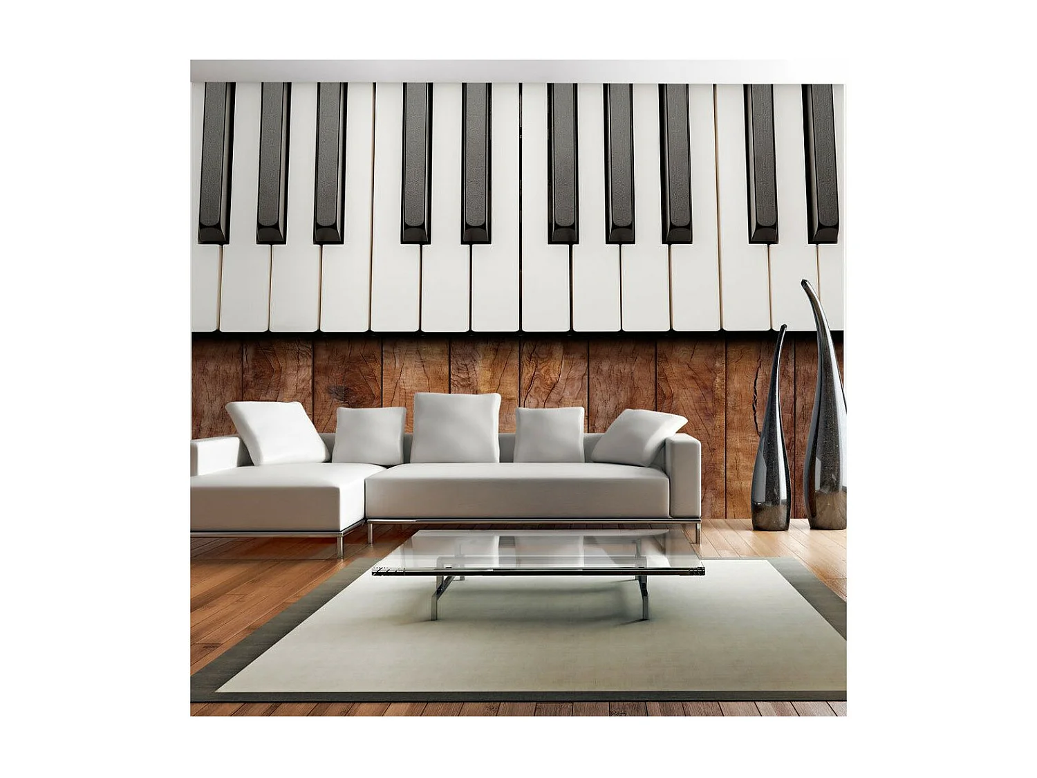 Papier Peint "Inspired By Chopin Mahogany" 245 x 350 cm