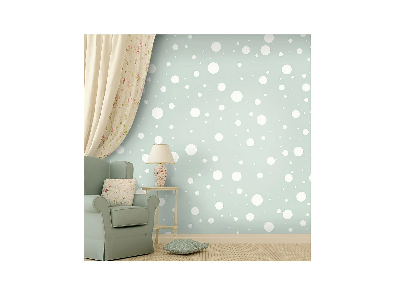 Papier Peint "Mint Fantasy" 50x1000cm