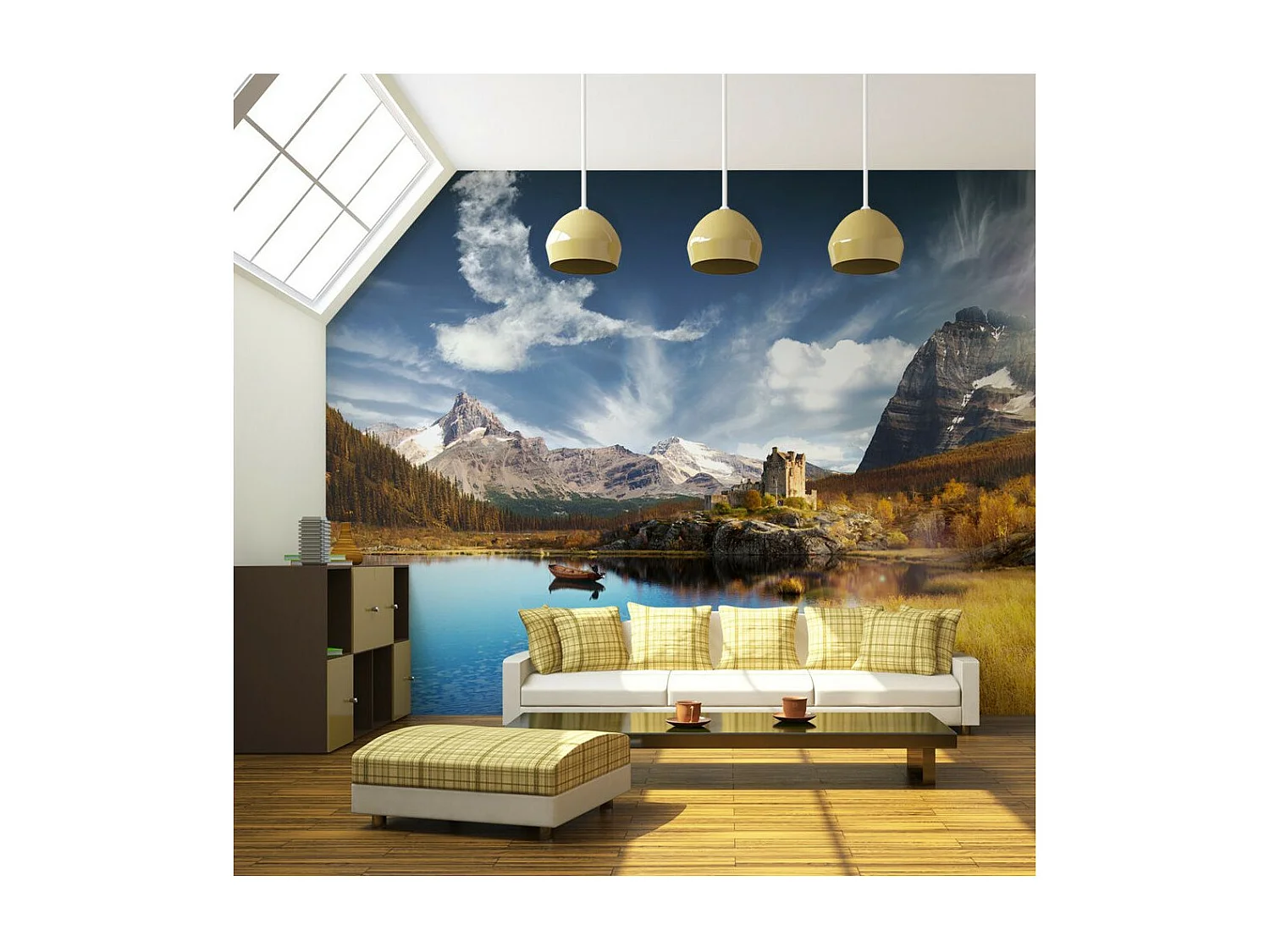 Papier Peint "Bird Cloud" 154 x 200 cm