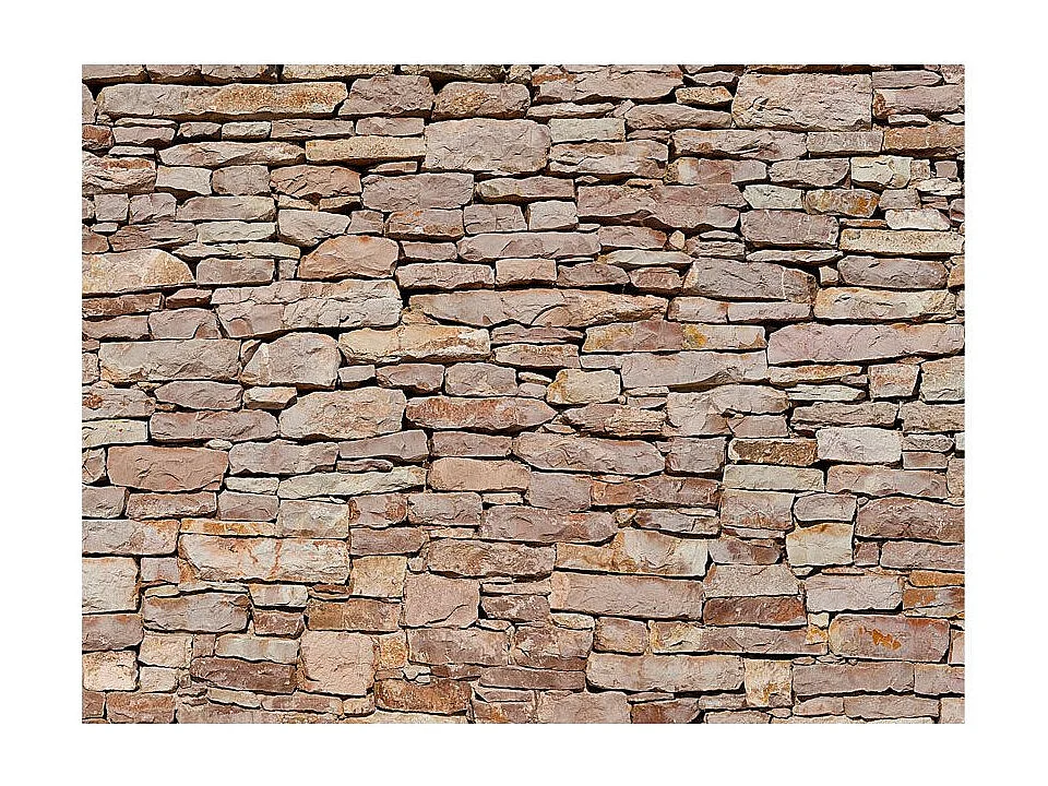 Papier Peint "Mur de Pierre Naturelle" 231 x 300 cm