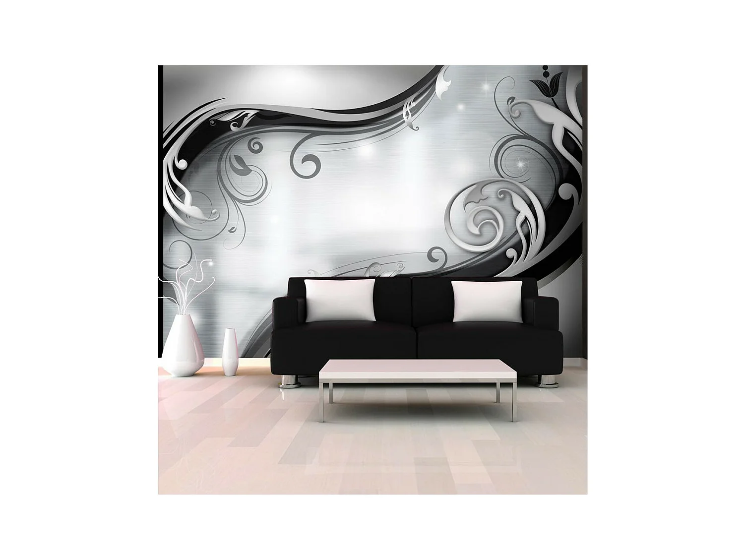 Papier Peint "Grey Wall" 105 x 150 cm