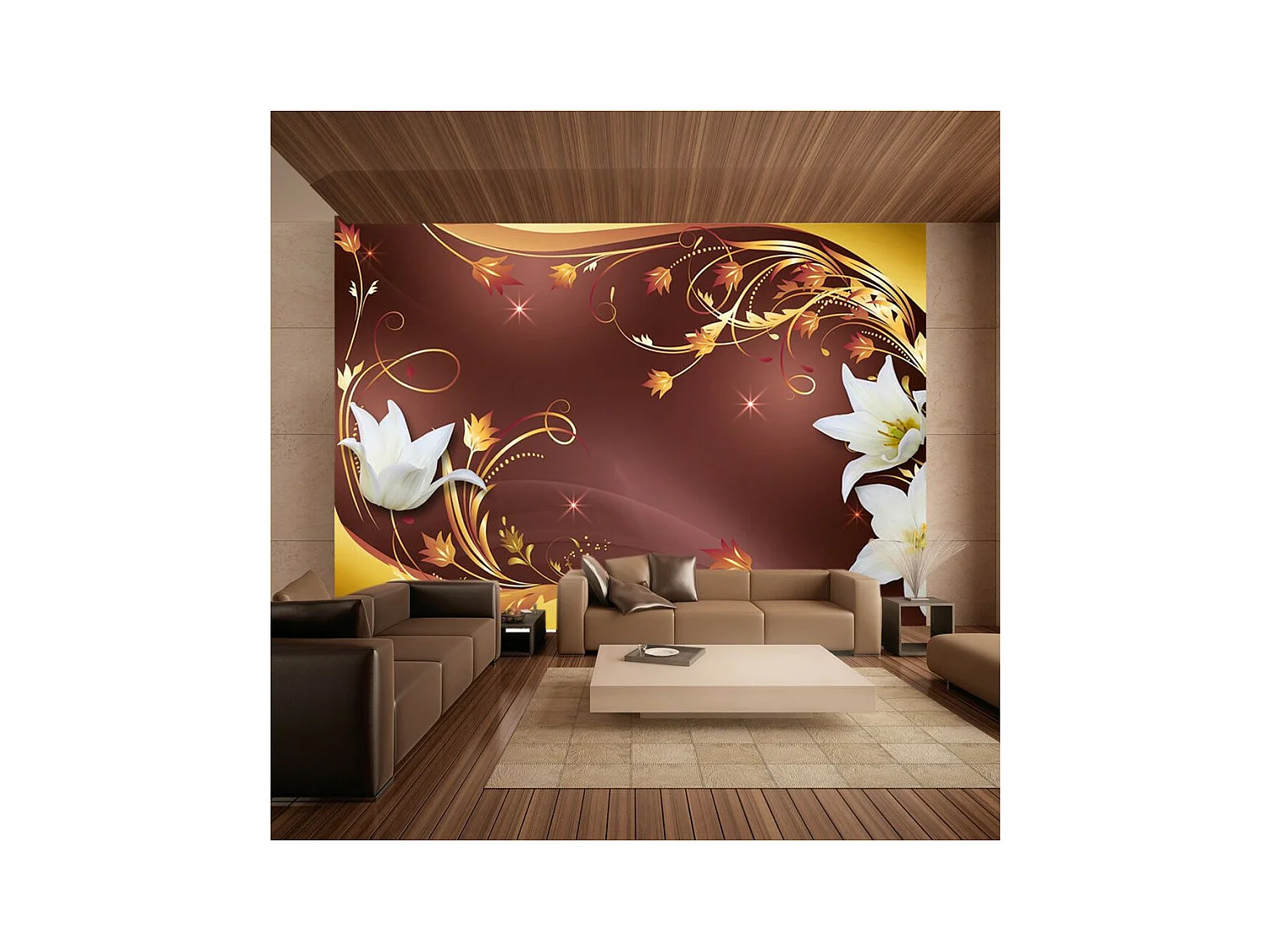 Papier Peint "Autumn Composition" 140 x 200 cm