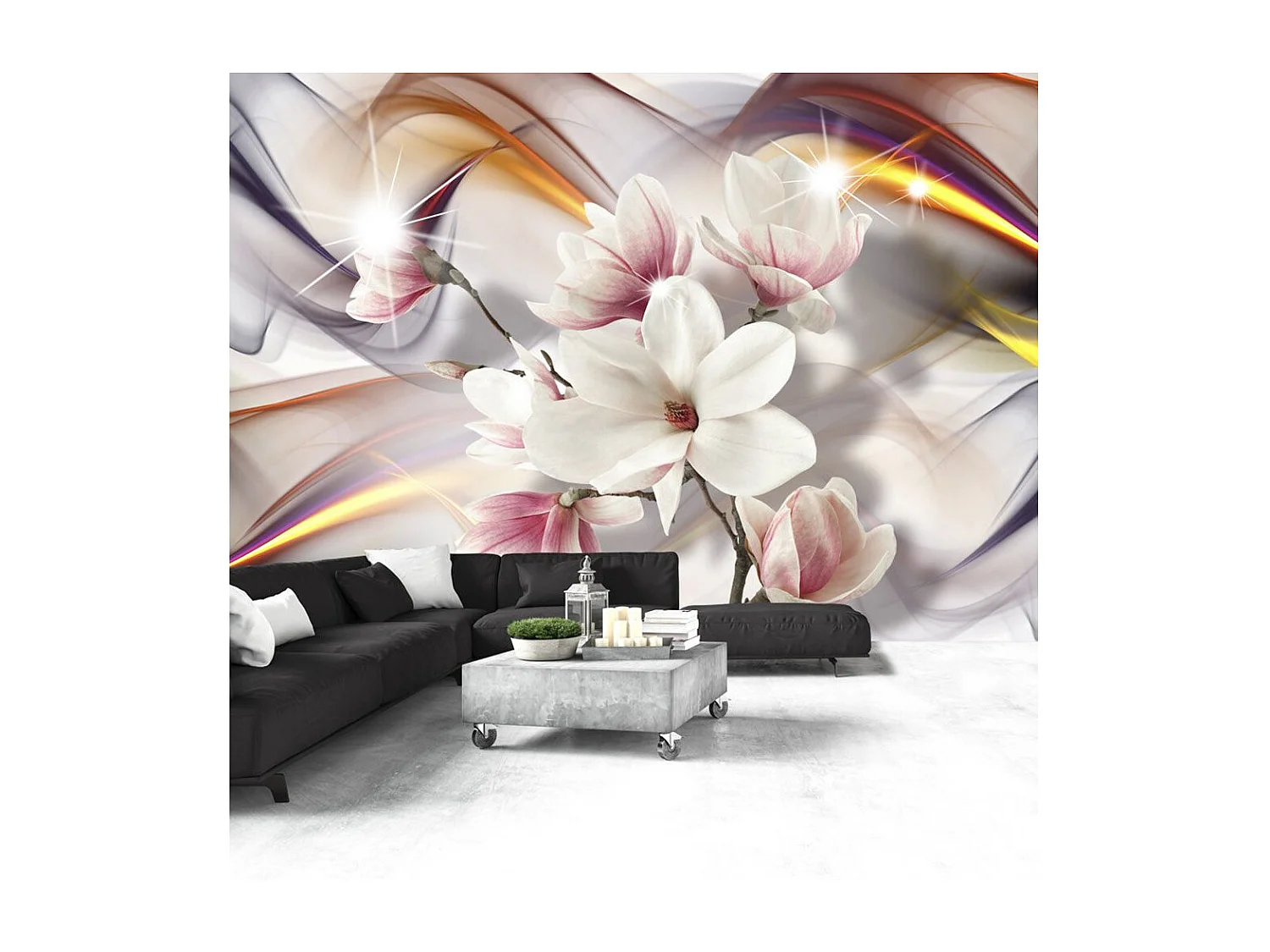 Papier Peint "Artistic Magnolias" 175 x 250 cm