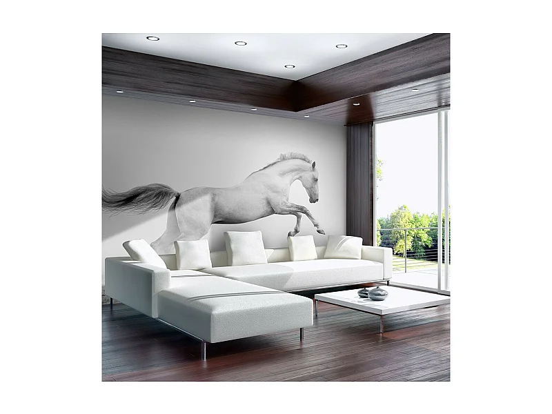 Papier Peint "White Gallop" 154 x 200 cm