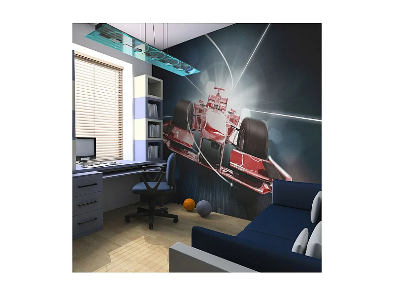 Papier Peint "Vitesse & Dynamique F1 Formule 1" 270 x 350 cm