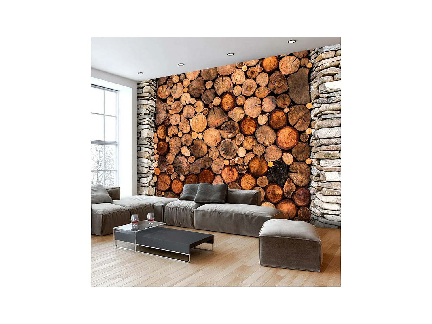 Papier Peint "Wooden Gate" 105 x 150 cm