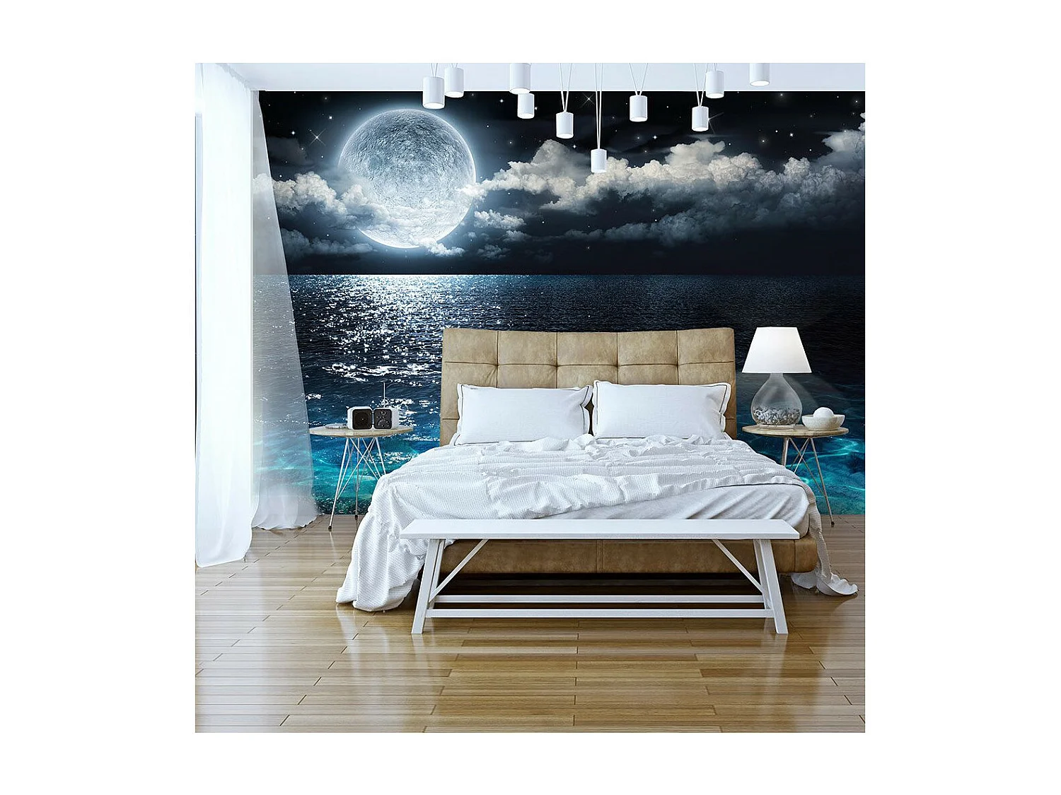 Papier Peint "Blue Lagoon" 105 x 150 cm