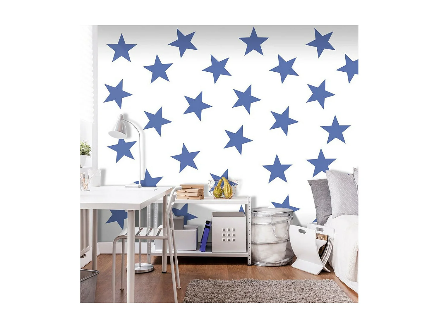 Papier Peint "Blue Star" 210 x 300 cm