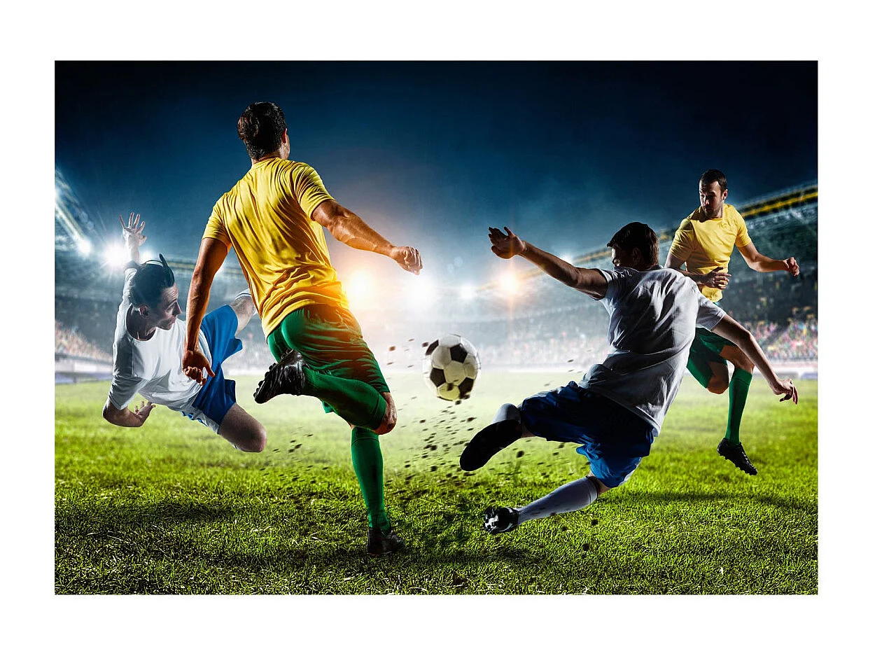 Papier Peint "Decisive Tackle" 70 x 100 cm