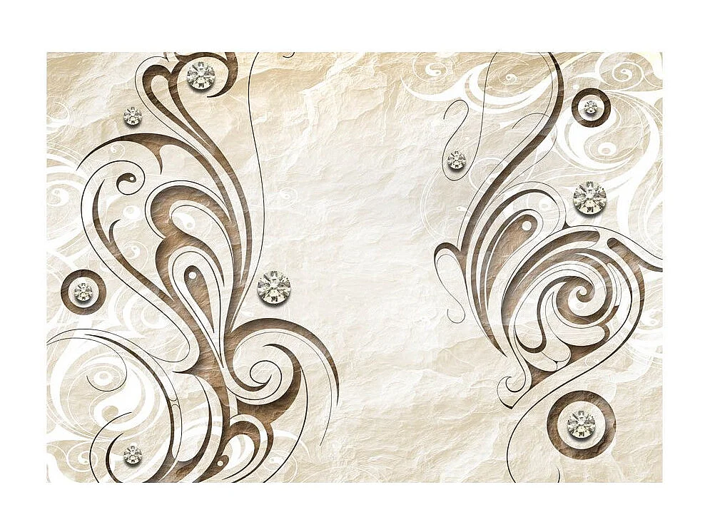 Papier Peint "Stone Butterfly" 105 x 150 cm