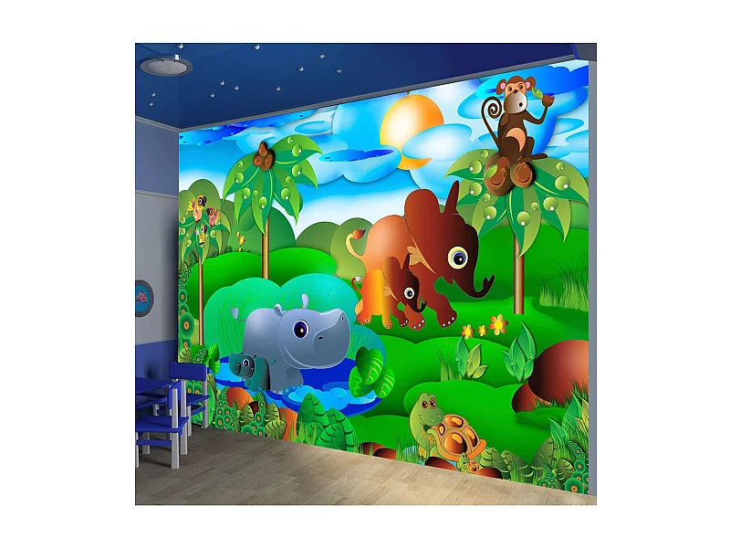 Papier Peint "Animal Family" 175 x 250 cm