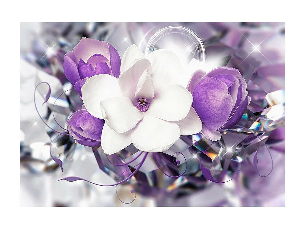 Papier Peint "Purple Empress" 105 x 150 cm