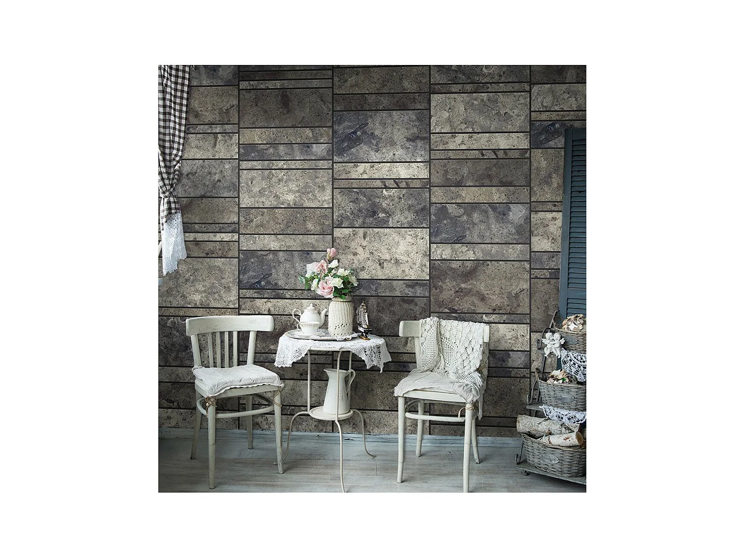 Papier Peint "Stone Clouds" 50x1000cm