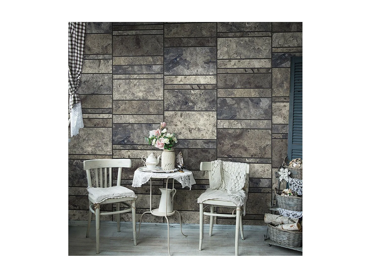 Papier Peint "Stone Clouds" 50x1000cm