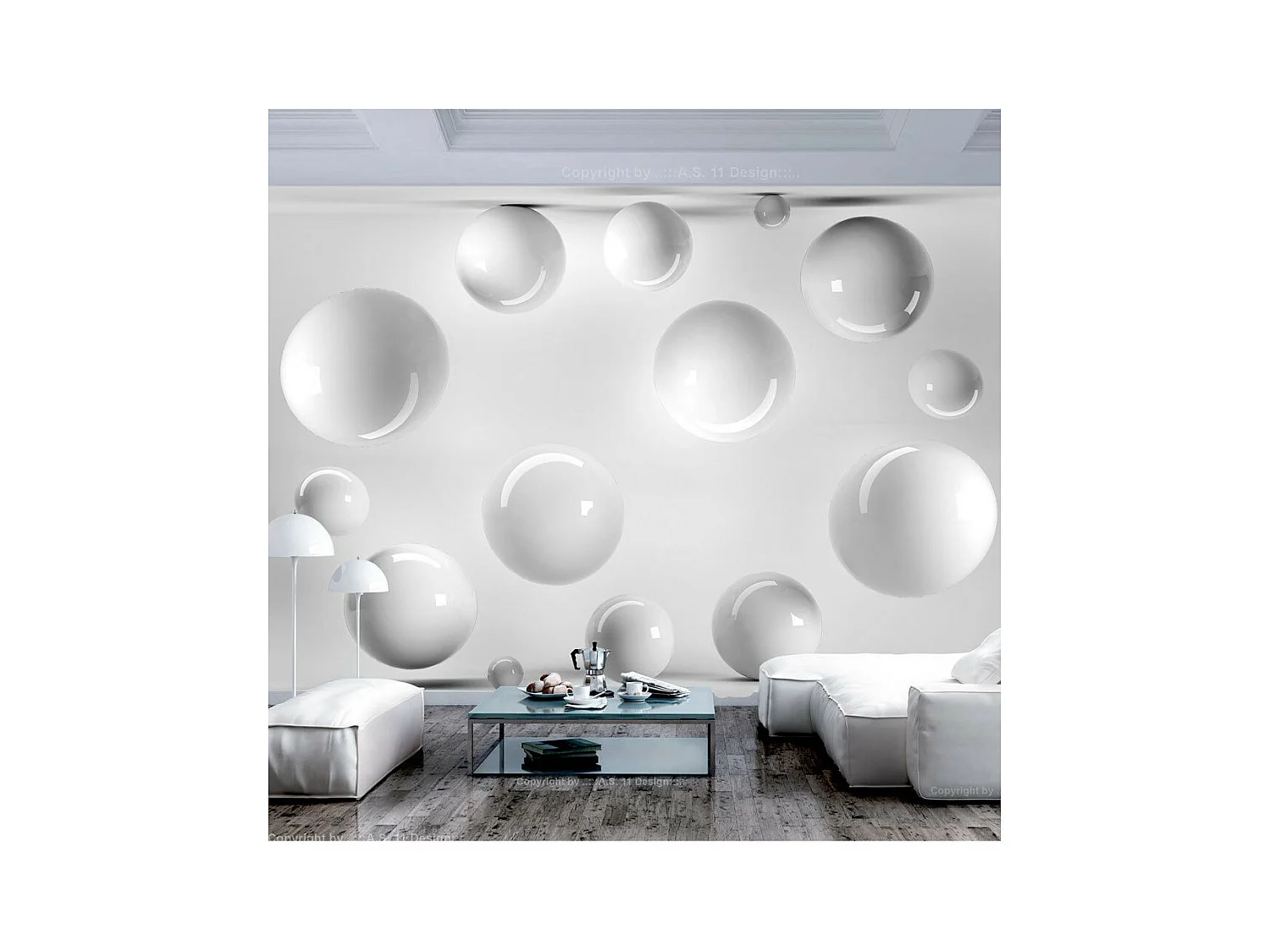 Papier Peint "Balls" 210 x 300 cm