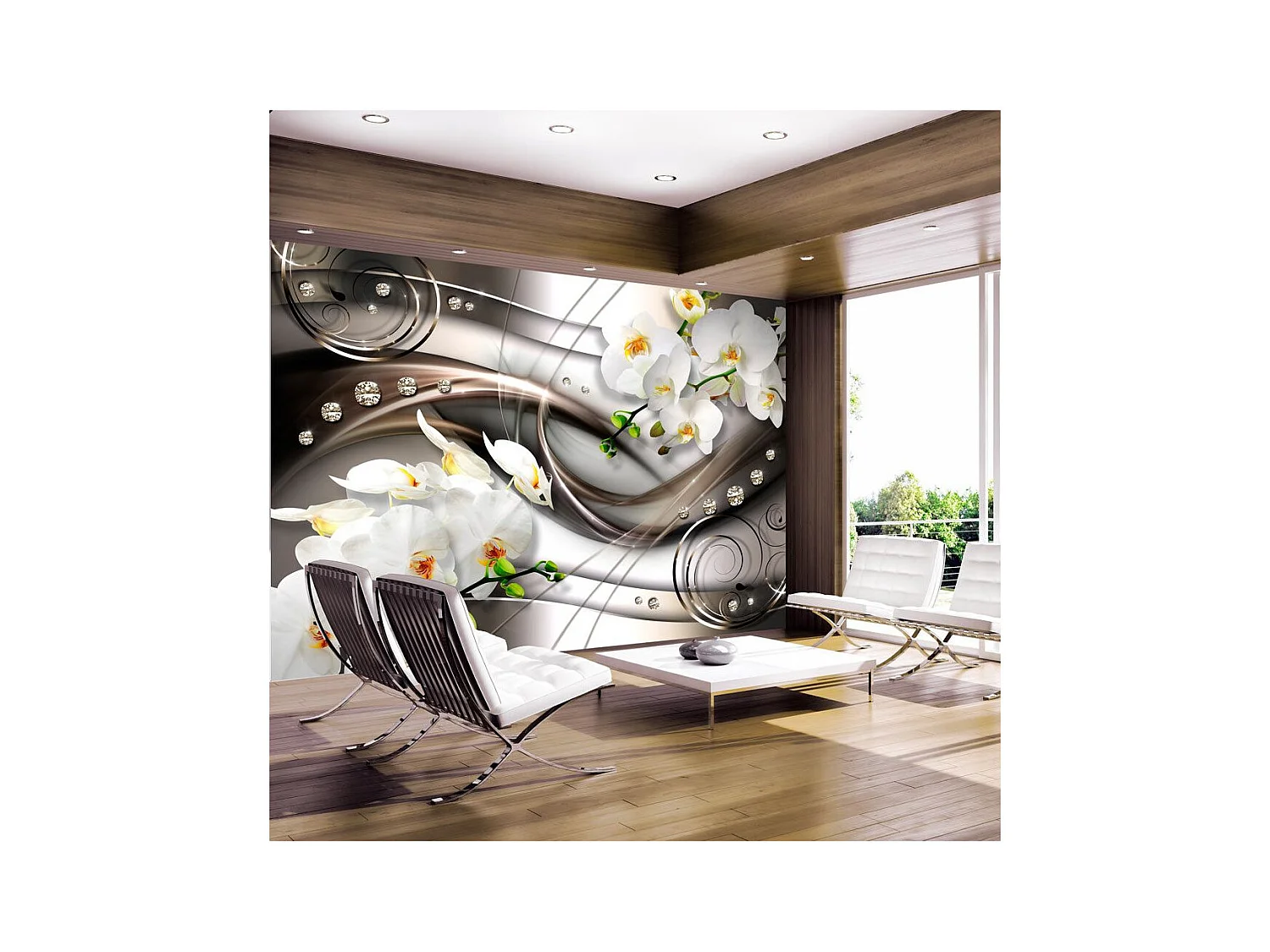 Papier Peint "Breeze & Orchid" 280 x 400 cm