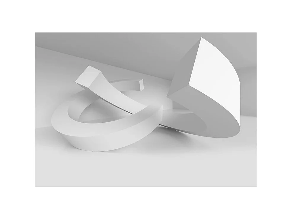 Papier Peint "White Duet" 175 x 250 cm