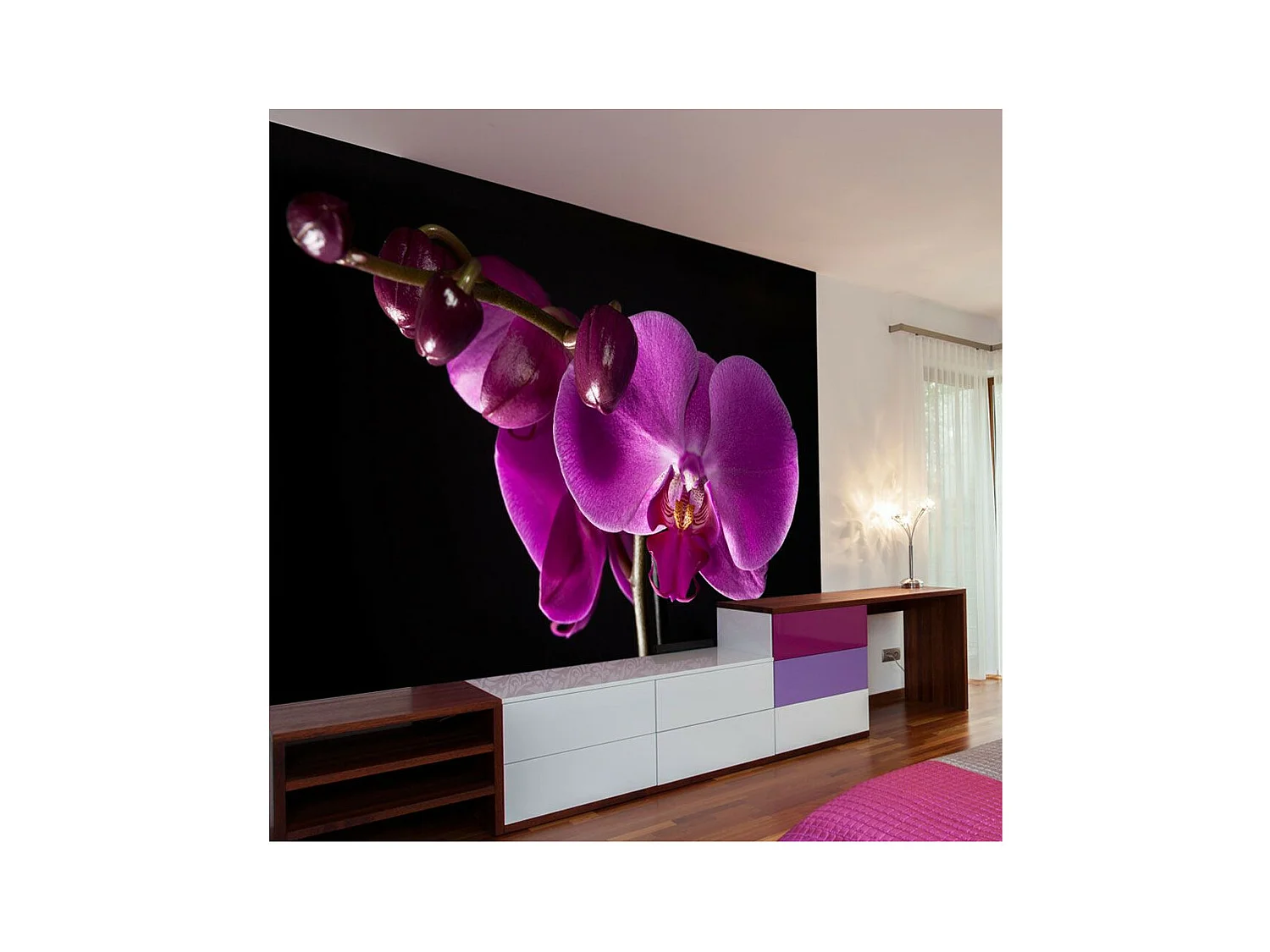 Papier Peint "Elégante Orchidée" 270 x 350 cm