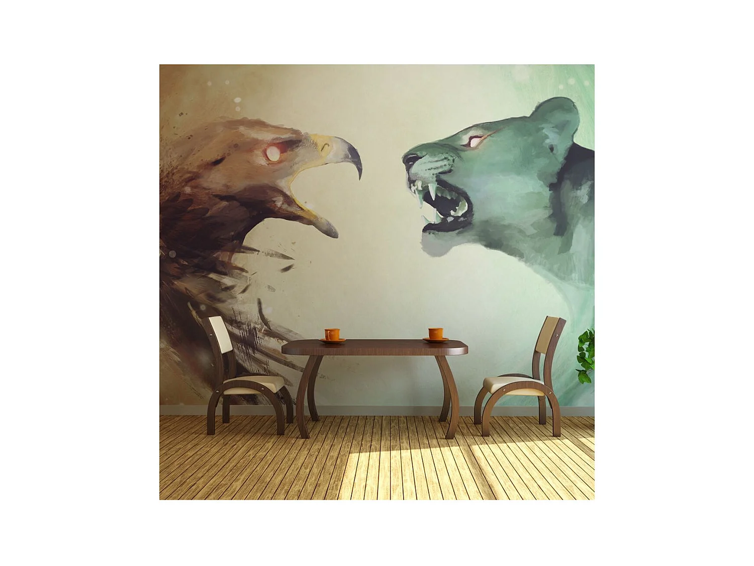 Papier Peint "Interspecies Clash" 193 x 250 cm