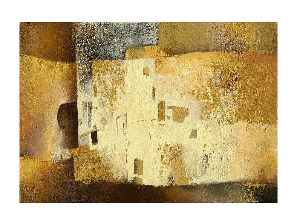 Papier Peint "Golden Oddity" 70 x 100 cm