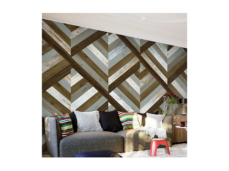 Papier Peint "Wooden Trap" 50x1000cm