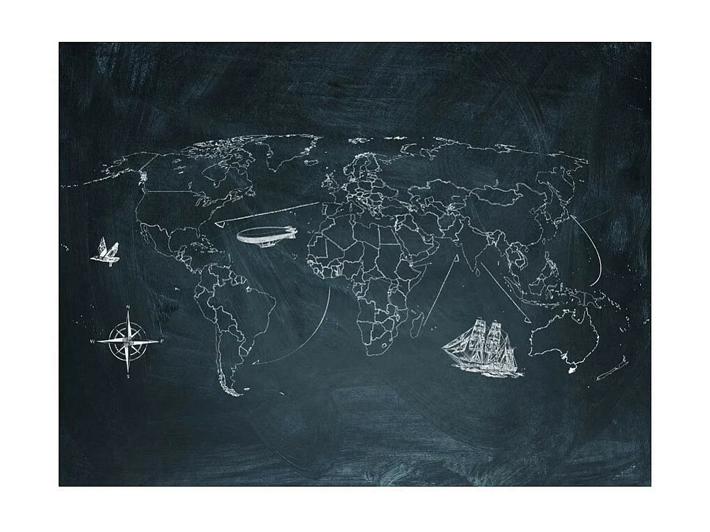 Papier Peint "Small Travel. Large Travel" 231 x 300 cm