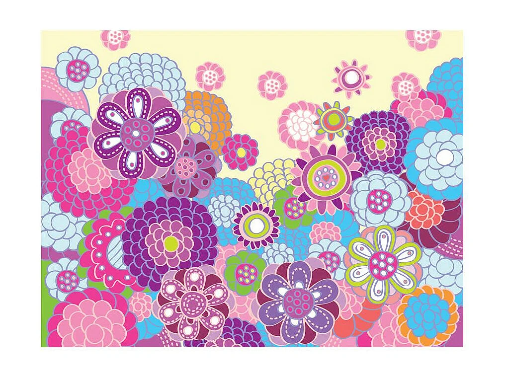 Papier Peint "Joyeuse Prairie" 270 x 350 cm