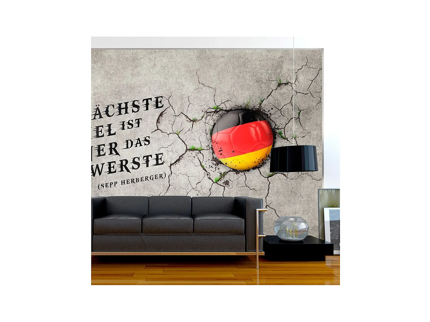 Papier Peint "Das Nächste Spiel Ist Immer Das Schwerste - Sepp Herberger" 70 x 100 cm