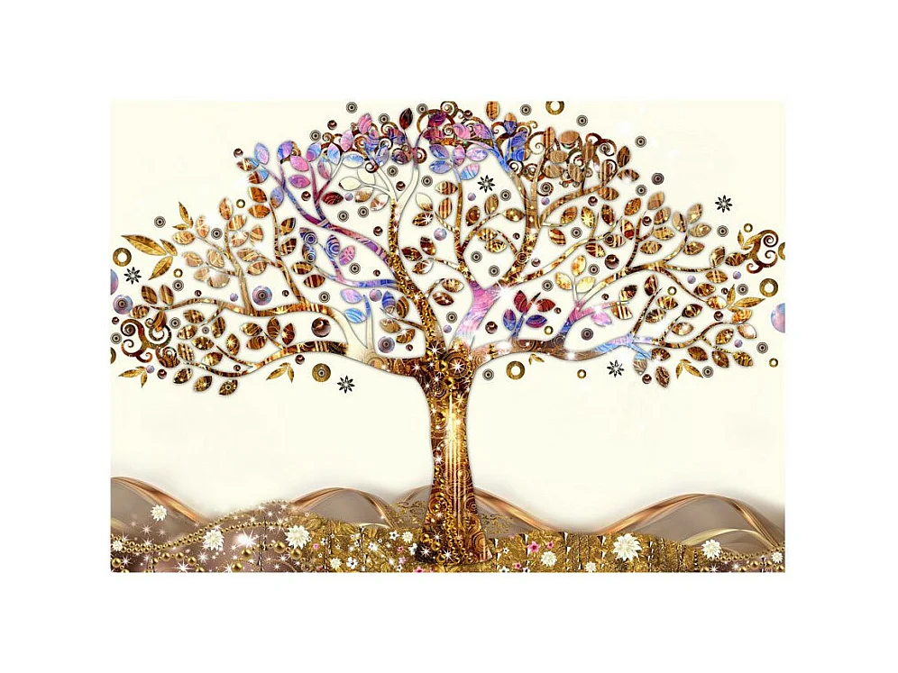 Papier Peint "Arbre Doré" 280 x 400 cm