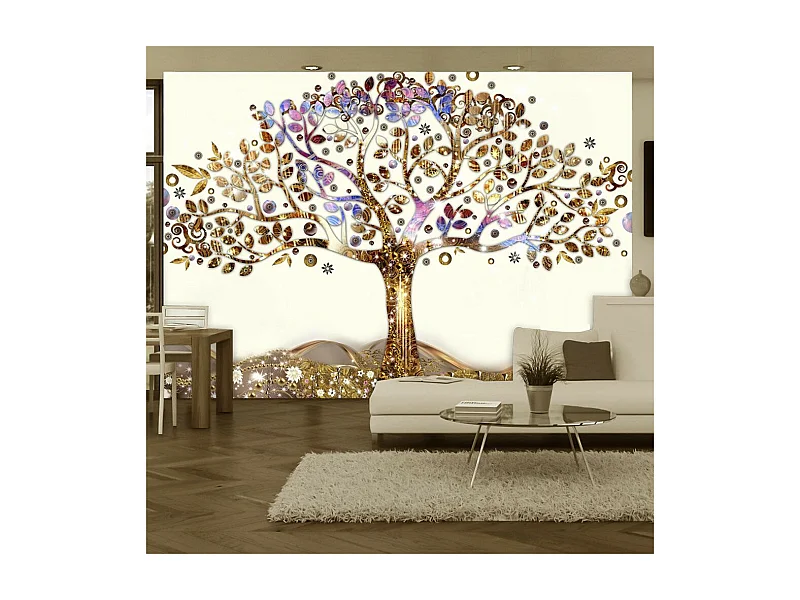 Papier Peint "Arbre Doré" 280 x 400 cm